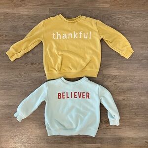 Holiday Sweatshirt Bundle 18M
